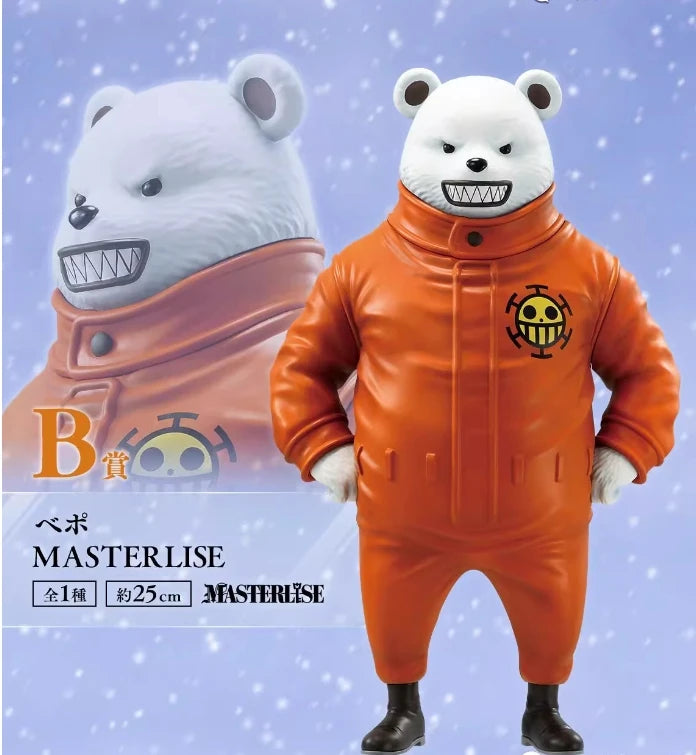 【IN STOCK】Original Bandai Ichiban Kuji One Piece The Unbreakable Law B Prize Bepo MASTERLISE Figure Collectible Model