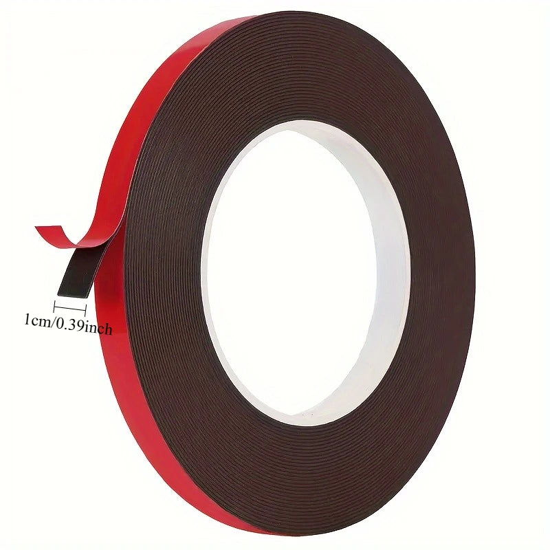 1roll 10m Super Strong Double Sided Adhesive Foam Tape, Mounting Fixing Pad Sticky Tape