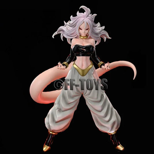 Anime Dragon Ball Z Android 21 Figura Majin Buu Figure Androide 21 Action Figures 30cm Pvc Statue Model Toys Gifts