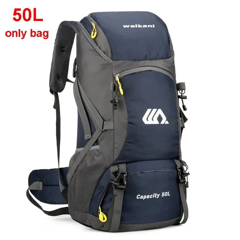 50L Travel Backpacks Camping Large Waterproof Outdoor Mountaineering Sports Bag