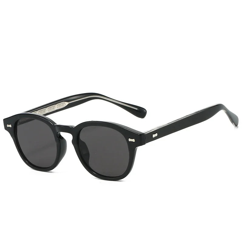 JNPCXI New TR90 Square Sunglasses Women Vintage Rivets Trending Men Leopard Blue Shades UV400 Sun Glasses
