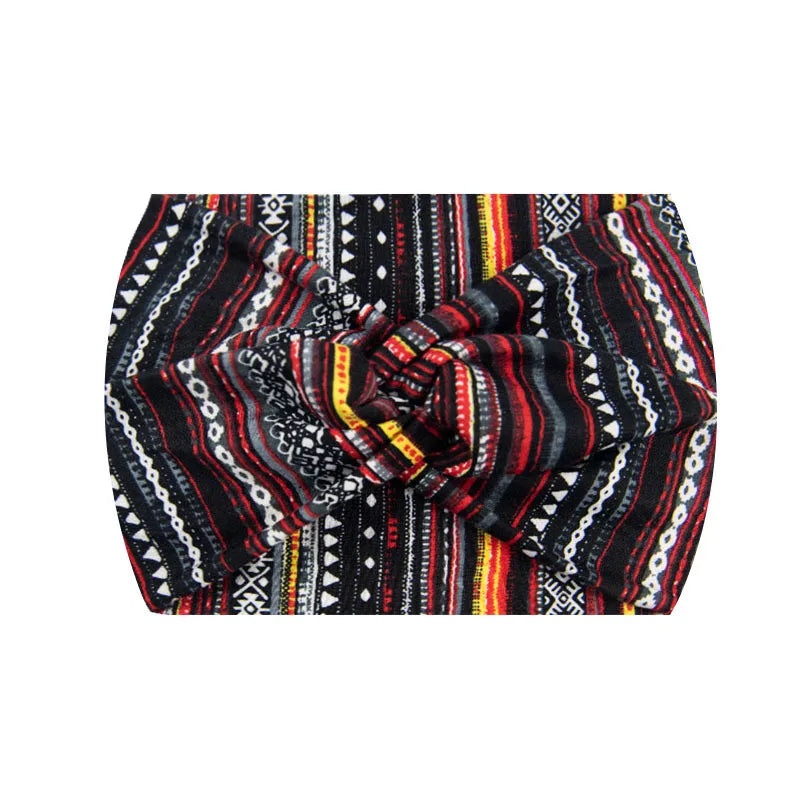 Widening 18CM stretch printed sports sweatband headband headscarf hairband