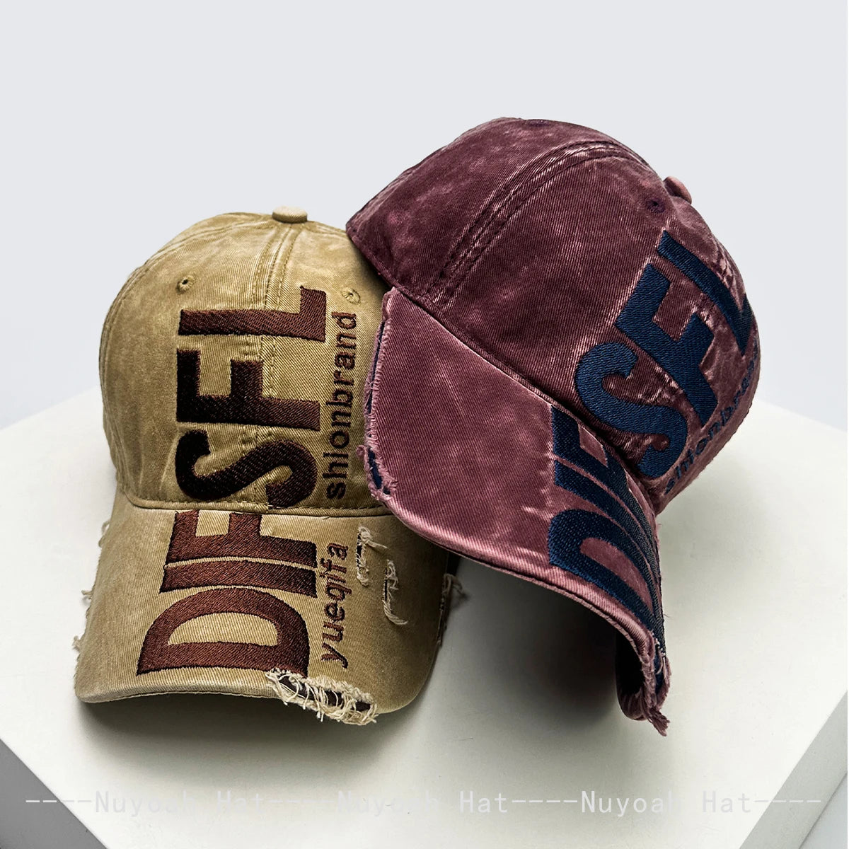 New Men Women Bandhnu Embroidered DIFSFL Letters Baseball Hats Sunshade Personal Versatile Peaked Caps Broken Style Fashion ins