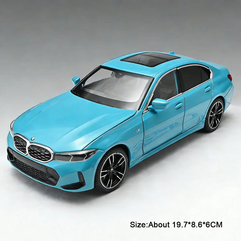 1:24 X5M 325Li Miniature Model Alloy Diecast Car Toys Rubber Tire Pull Back Doors Opened Shock Absorption Cars Fashion Ornaments