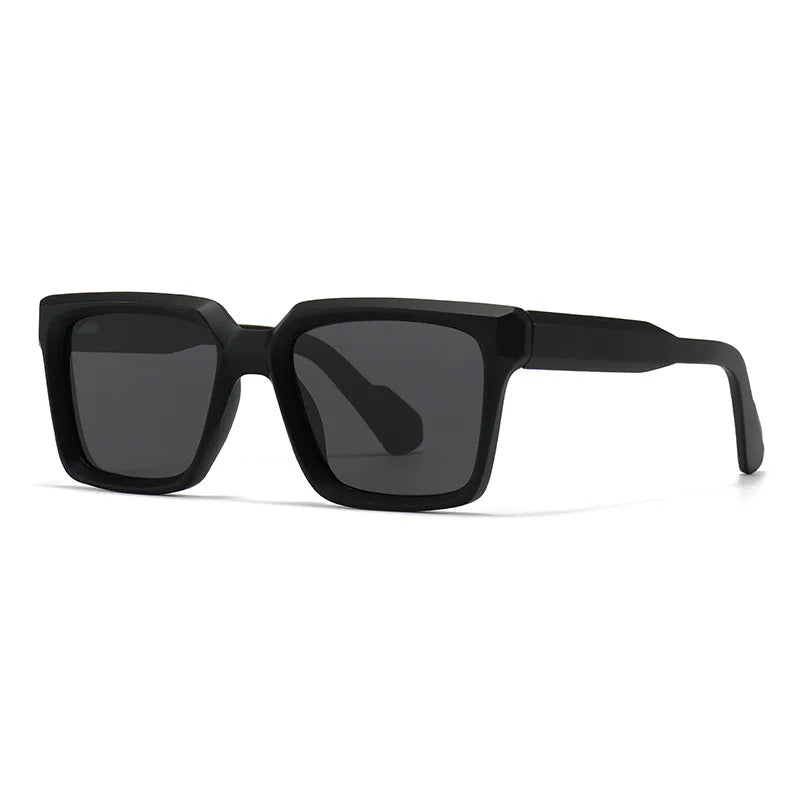 JNPCXI New Fashion Square Sunglasses for Men and Women Trendy Polarized Sun Glasses Shades UV400
