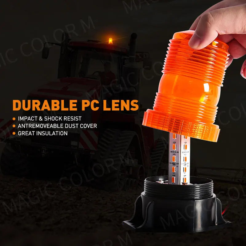 Emergency LED Strobe Light For Car Truck Bus Red Blue Amber White Green Flasher Beacon Warning Lamp Car Light Assembly 12V 24V