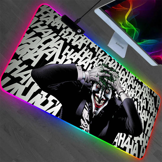 J-jokers RGB Pc Gaming Poker Keyboard Mouse Pad Mousepad LED Glowing Mouse Mat18