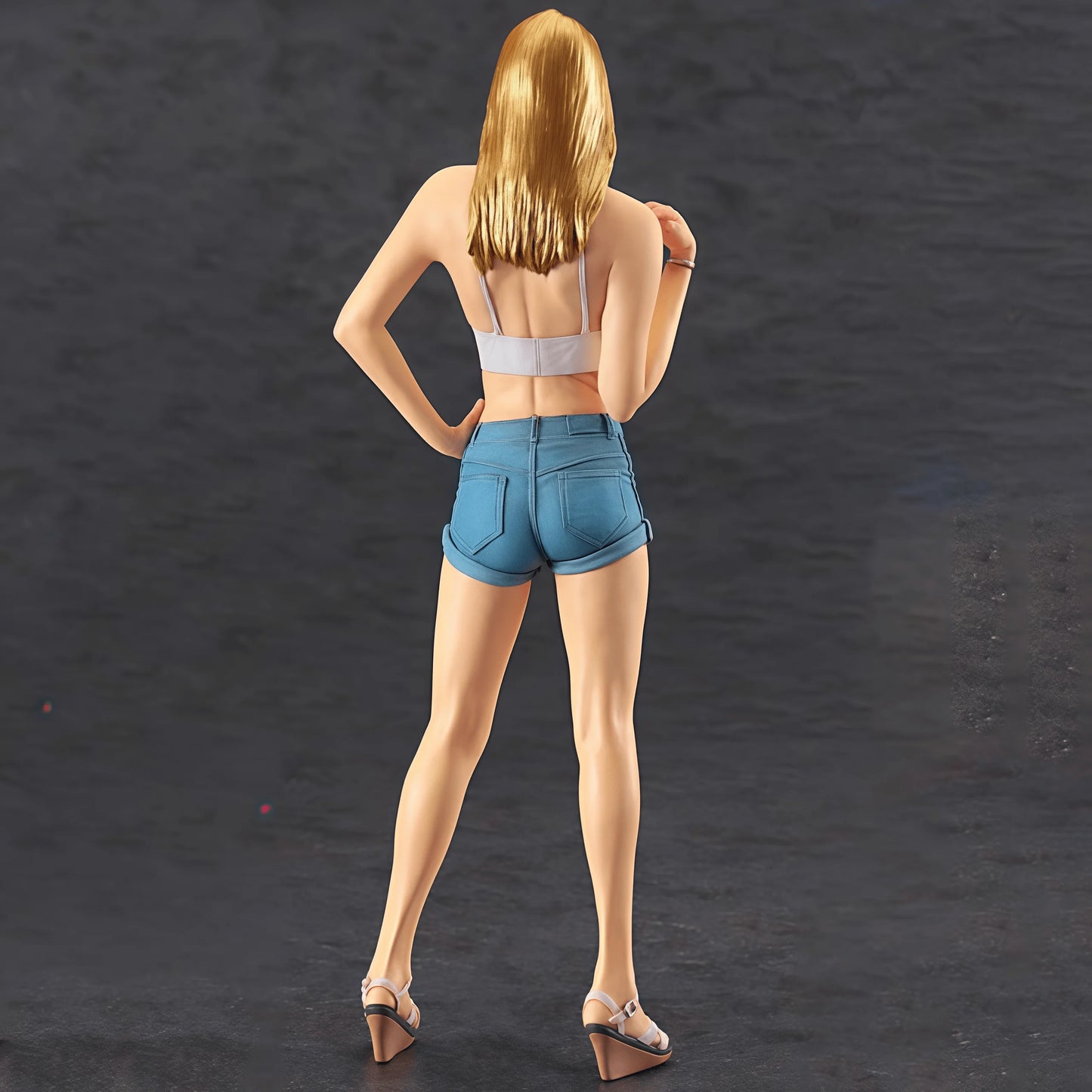 Precision 1/12 Resin Model Assembly Toy Beach Girl Model Unpainted Needs To Be Assembled