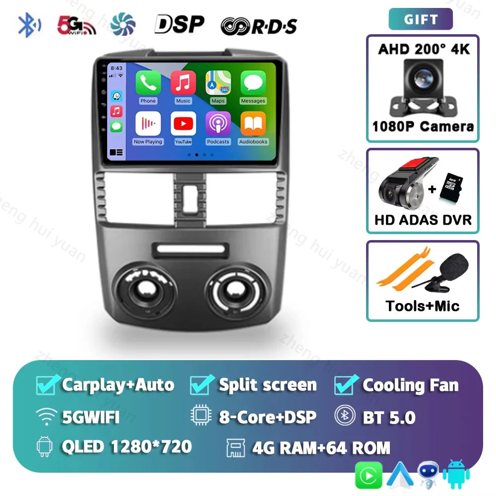 Android 15 For Toyota Rush J200 1 2006 - 2018 2K QLED Android Car Radio Multimedia Video Player GPS stereo CarPlay Head Unit 4G