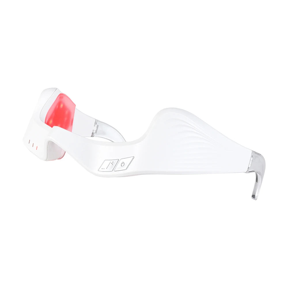 Electric Eye Massager Under-Eye Glasses Massager Eye Fatigue Relief Massager Red Light Relieves Eye Fatigue Eyes Massage Glasses