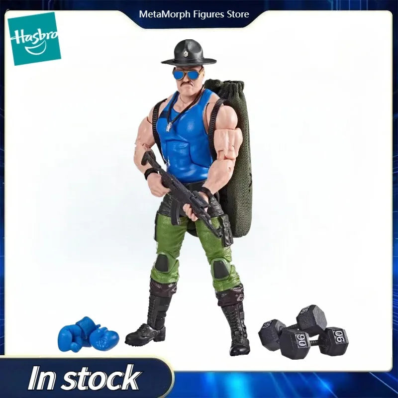 Original Hasbro G.I. Joe GI Joe Classfied Series 129 Mad Marauders SGT Slaughter Action Figure Collection Toys Ornaments