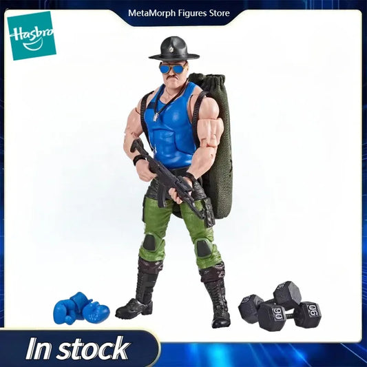 Original Hasbro G.I. Joe GI Joe Classfied Series 129 Mad Marauders SGT Slaughter Action Figure Collection Toys Ornaments