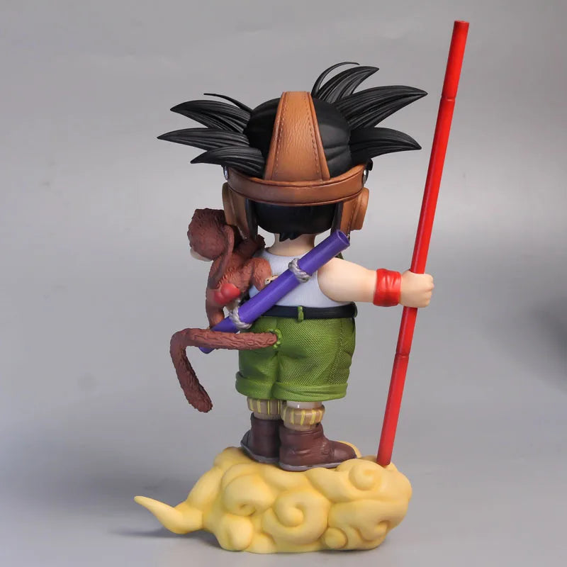 Anime Dragon Ball Son Goku Figure With Monkey Kid Goku Action Figure 26cm Pvc Statue Collection Model Toys Gifts