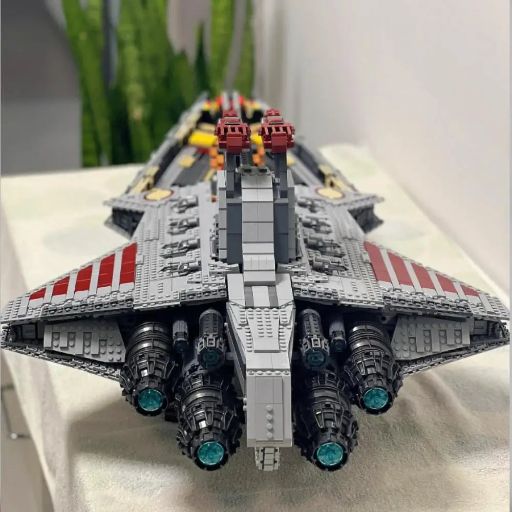 5374pcs Wars Stars Battle Biggest Venator-class Republic Attack Cruiser Puzzles