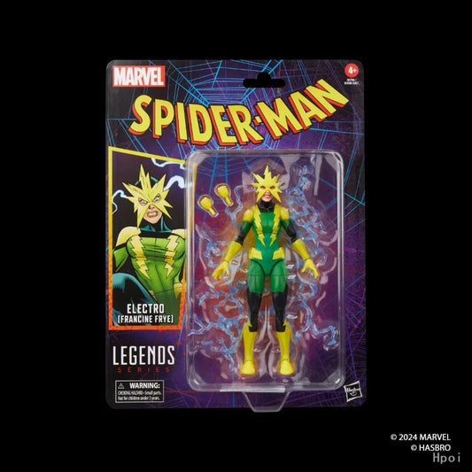 Original Hasbro Marvel Legends Series Electro (Francine Frye) Action Toy Figure