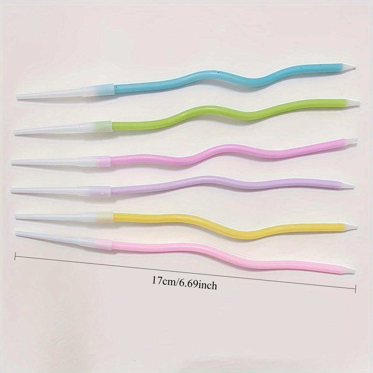 6pcs Birthday Candle Cake Candle Cake Decoration Party Supplies - Creative Cake Toppers for Parties & Desserts