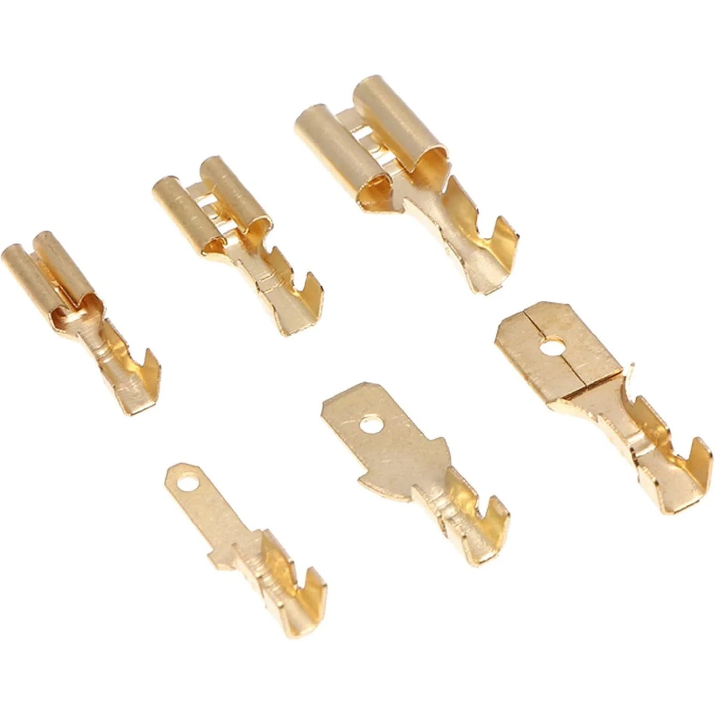 600PCS Assorted Insulated Spade Connectors 2.8/4.8/6.3mm Male Female Wire Terminals Crimp Set with Storage Box Electrical Wiring
