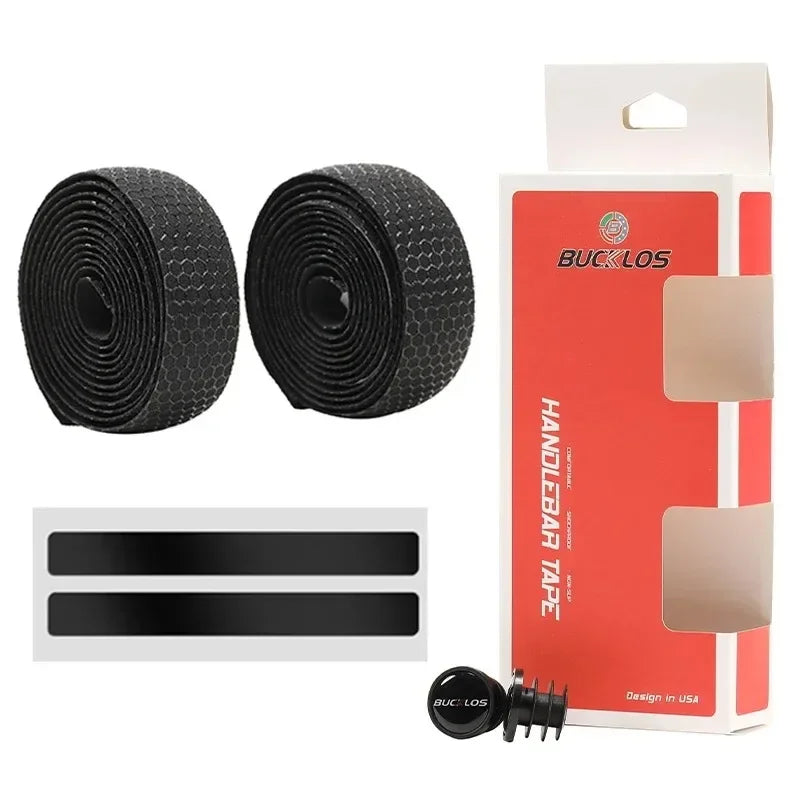 BUCKLOS Professional Handlebar Tape Gravel Road Bike Damping Wrap Belt Gradient Bicycle Non-slip Cycling Handle Bar Accessories