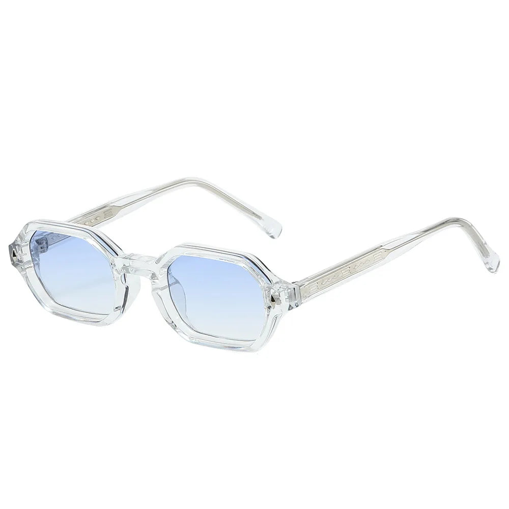 JNPCXI New Fashion Square Punk Sunglasses Men Women Luxury Brand Design Popular Gradient Sun Glasses Travel Eyewear