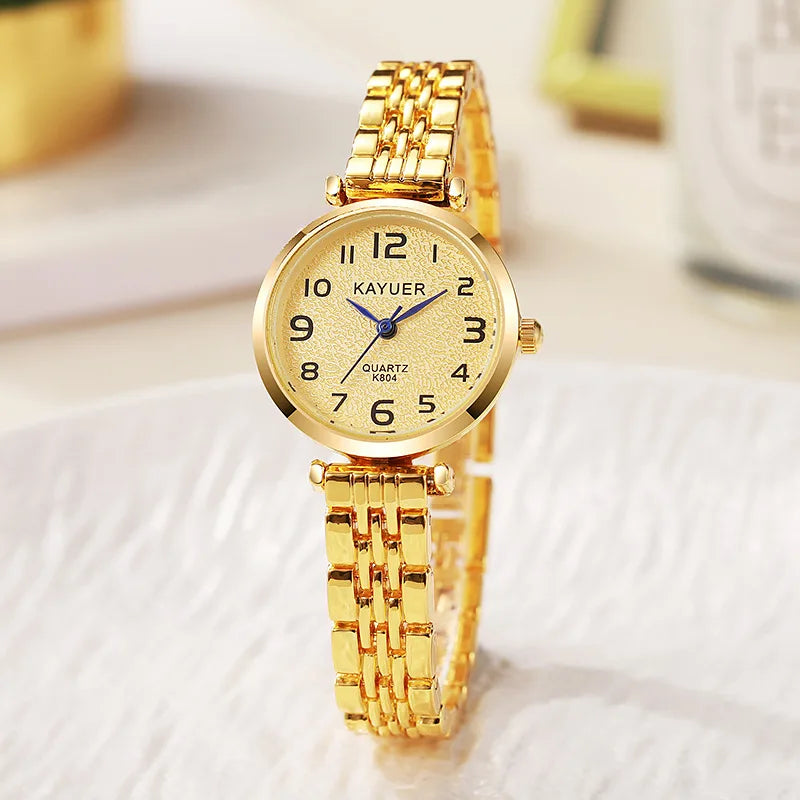 Elegant Simple Round Dial Women Quartz Watch Vintage Watches Antique Watch Luxury Women Clock Ladies Gift Watches Accessories