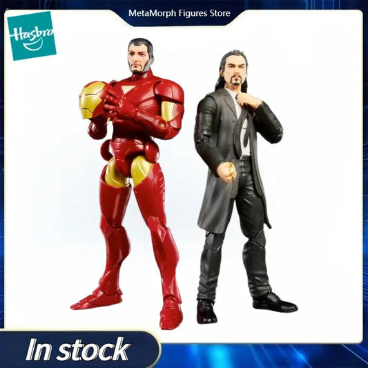 Original Hasbro Marvel Legends Series The Invincible Iron Man Marvel'S Mandarin Anime Figure Toys Ornaments Collection