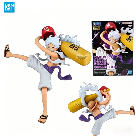 【IN STOCK】Original Banpresto Battle Record Collection One Piece Monkey D. Luffy Gear 5 Nika 14cm Figure Collectible Model