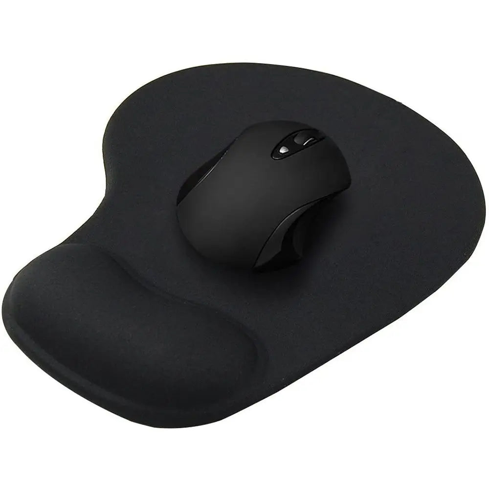 Ergonomic Wrist Rest Mouse Pad with Memory Foam - Non-Slip Gel Support Wrist Pad for Computer PC Laptop, Comfortable Office Desk Mat for Gaming & Work, Pain Relief Wrist Cushion