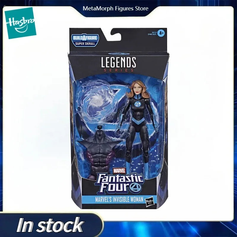 Original Hasbro Marvel Legends Series Fantastic Four Invisible Woman Action Toy Figure Model