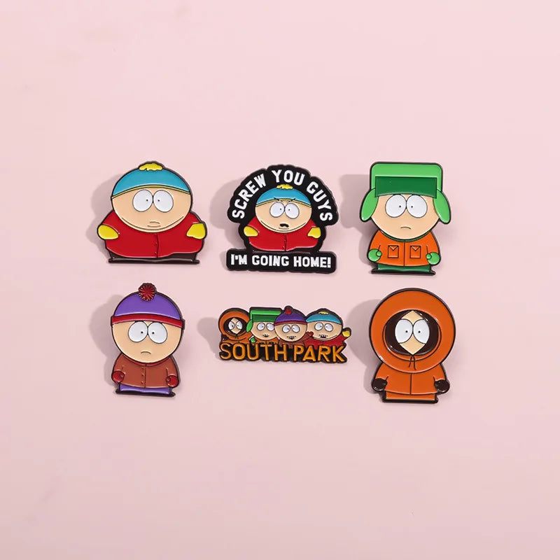 Coming Home Enamel Pin Cute South Park Badge Backpack Clothes Jewelry Accessorie