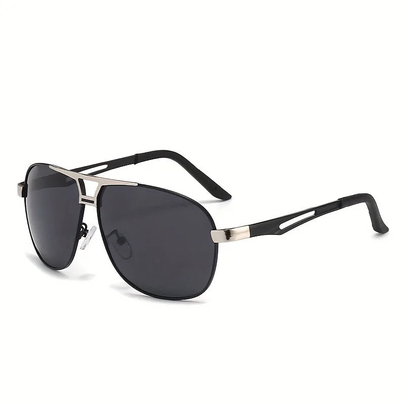1pc Stylish Men'S Fashion Glasses Durable Metal Frame for Casual Wear Everyday Fashion Glasses Stylish Metallic Accents