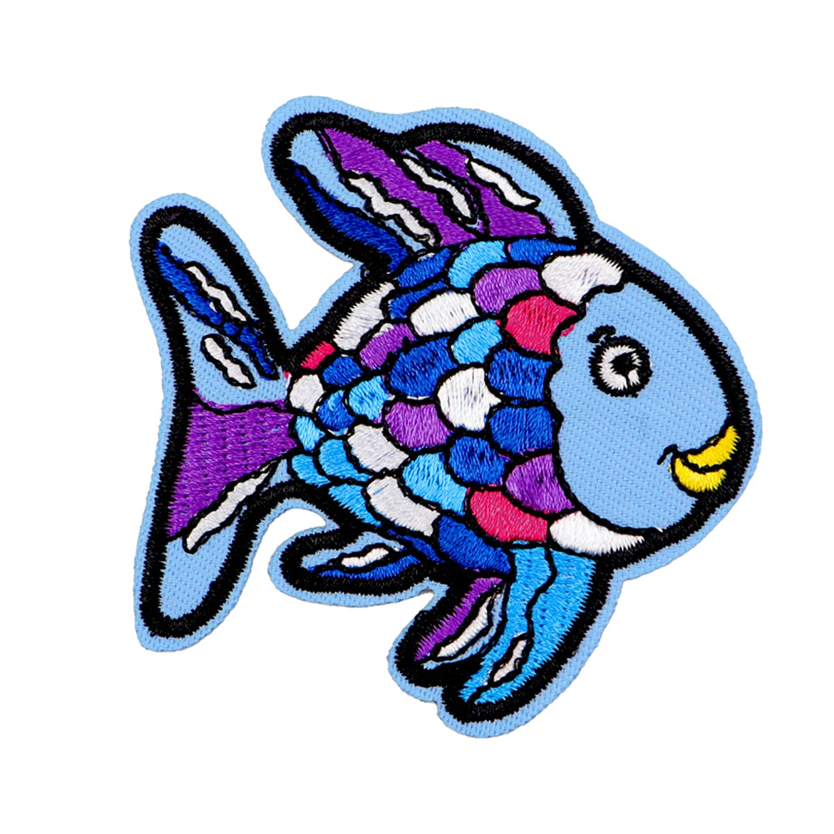 Colorful Fish Iron On Patch Clothes Patch For Clothing Twilight Embroidered Patch Garment Apparel Accessories Sewing Stickers