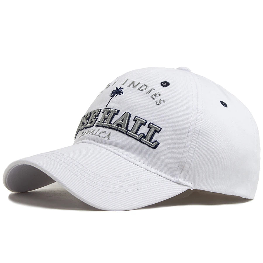 Men Letter Embroidery Baseball Cap Summer Visor Fashion Hip Hop Caps Snapback Women Casual Vintage Cotton Hat Unisex Adjustable
