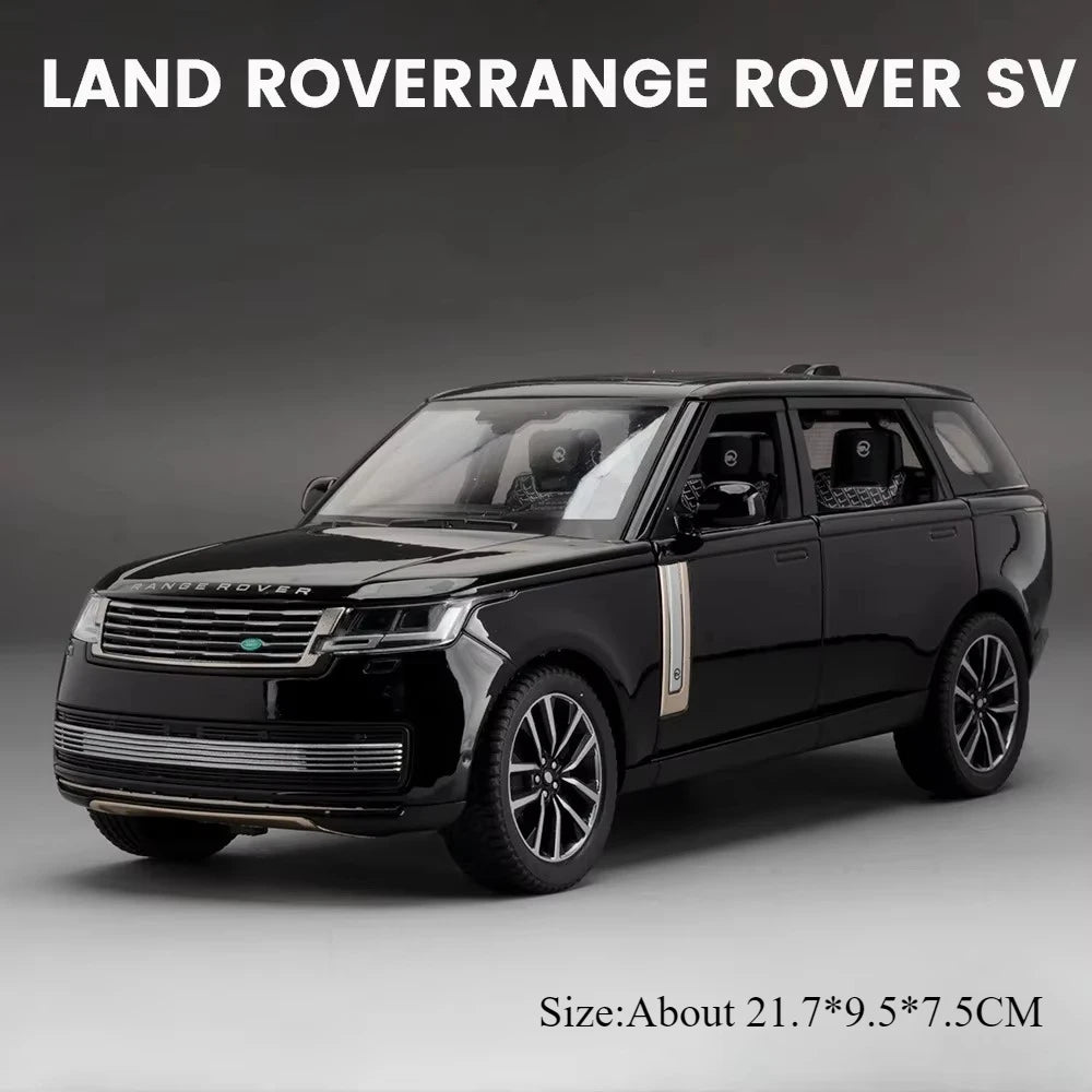 1:24 Land Rover Defender 110 Range Rover Miniature Model Diecast Alloy Car Toys Doors Opened Pull Back Vehices Boy Birthday Gift