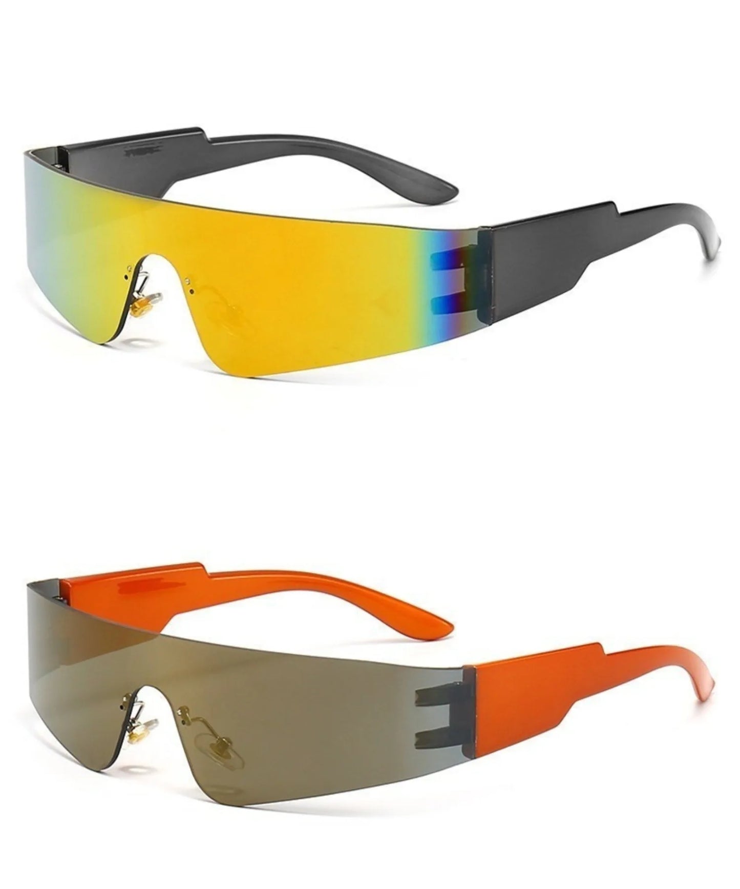 Y2K Sunglasses Eyewear Steampunk Sports Punk Goggles Fashionable  Future Style