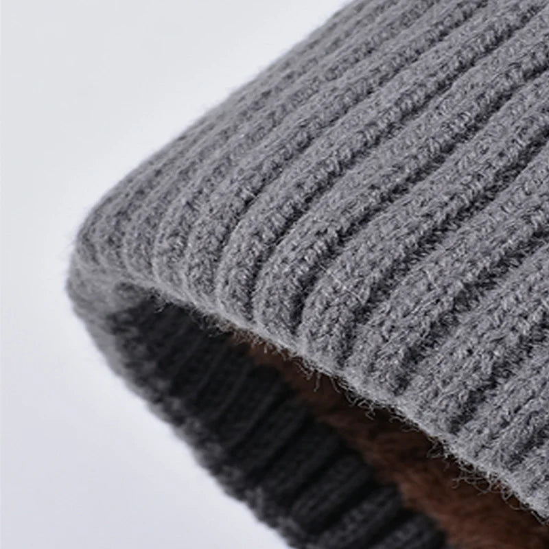 Xinbaoguan 60% acrylic 9610 winter cold resistant and warm knitted hat scarf set with ear protection and plush yarn hat