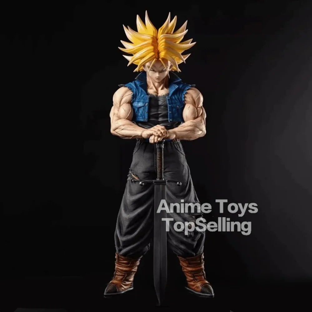 25cm/9.84in Anime Dragon Ball Z, Trunks Action Figures PVC Statue Collection