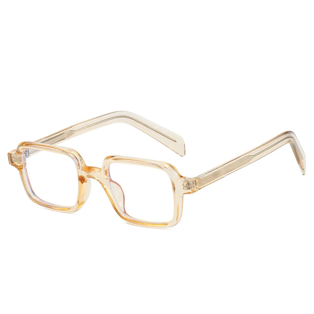 JNPCXI New Square Quality Sunglasses Women Shades UV400 Retro Trending Rivets Men Gradient Sun Glasses
