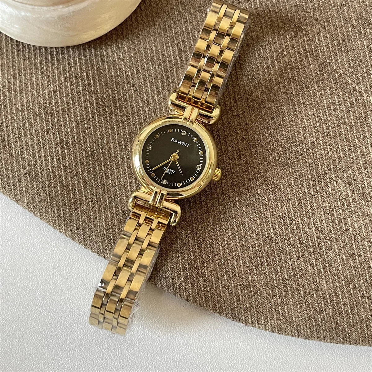 Luxury Gifts Famous Brand Women Watch Small Dial Gold Watches Stainless Steel StrapQuartz Wristwatches Dropshipping Clock Female