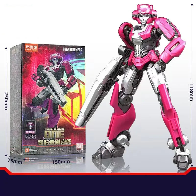 Movie Transformers One Toys LED Optimus Prime Starscream Megatron Action Figures