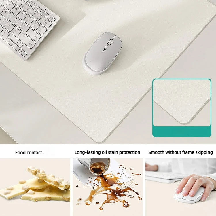 Large Waterproof Leather Mouse Pad Non-Slip Office Desk Mat Gaming Computer Table Mat for Laptop Desktop Home Work Desk Pad