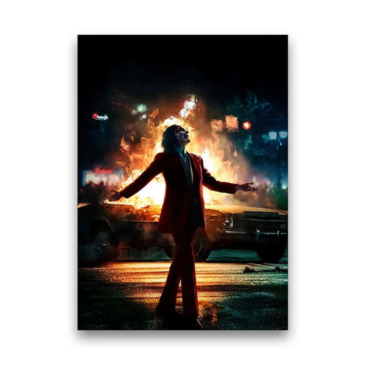 MINISO Movie JOKER Scene Canvas Wall Art Painting Home for Modern Room Decor 05