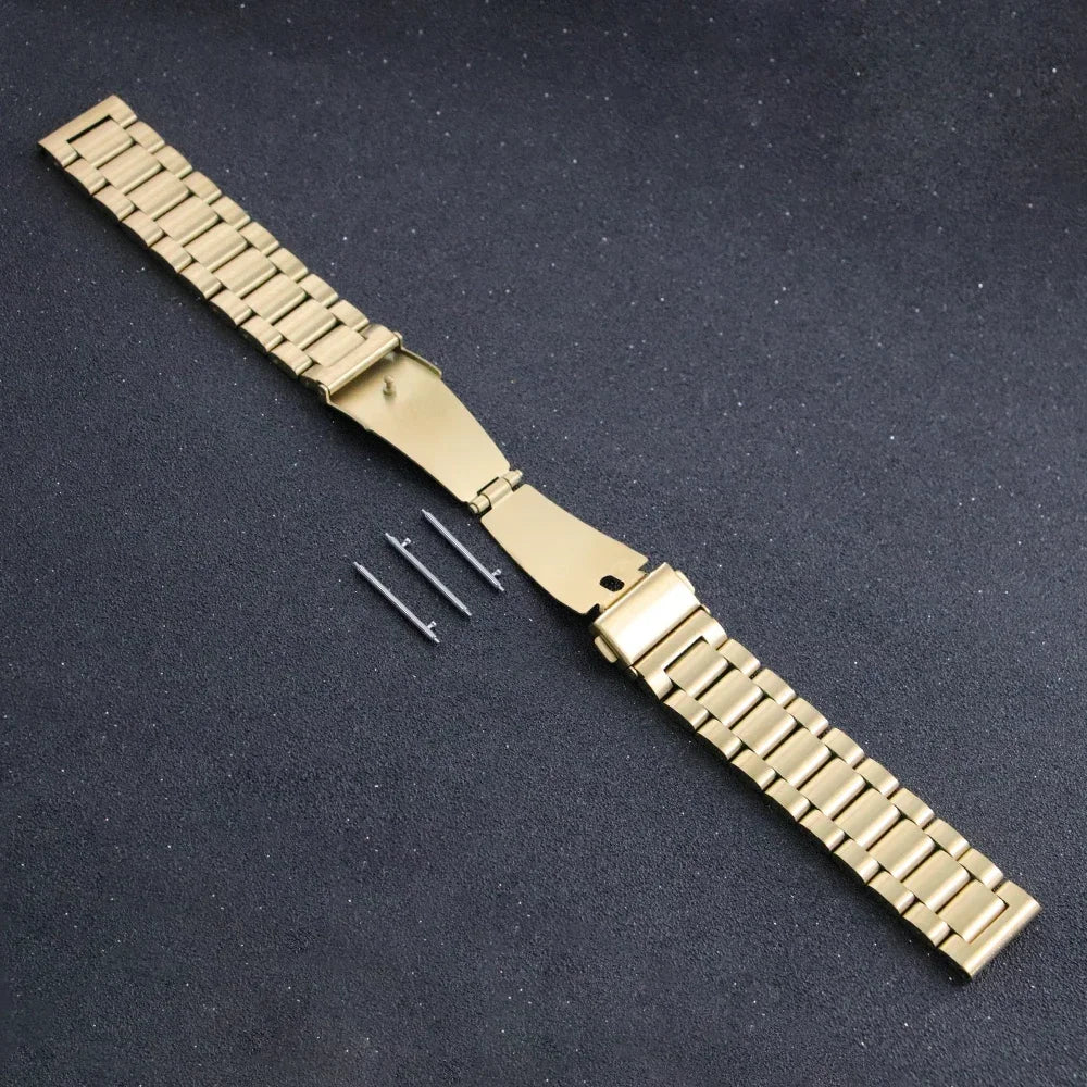 22mm Gold Bracelet Strap Redmi Watch 5/5 Lite & 3 Active/3 Lite Metal Wristband
