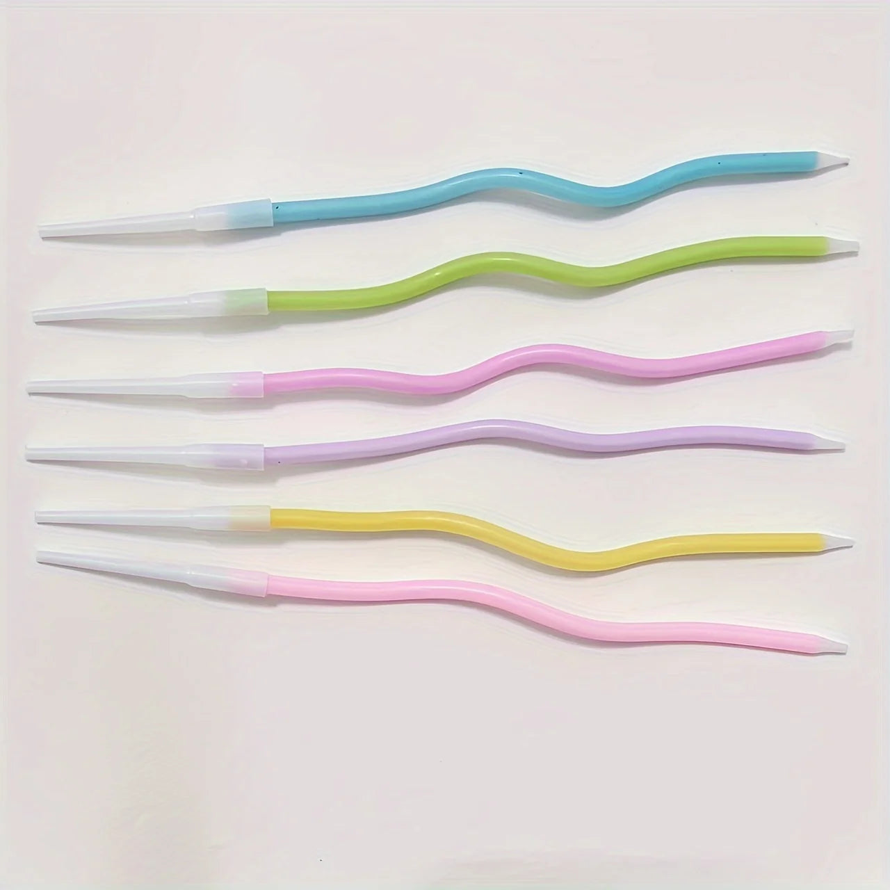 6pcs Birthday Candle Cake Candle Cake Decoration Party Supplies - Creative Cake Toppers for Parties & Desserts