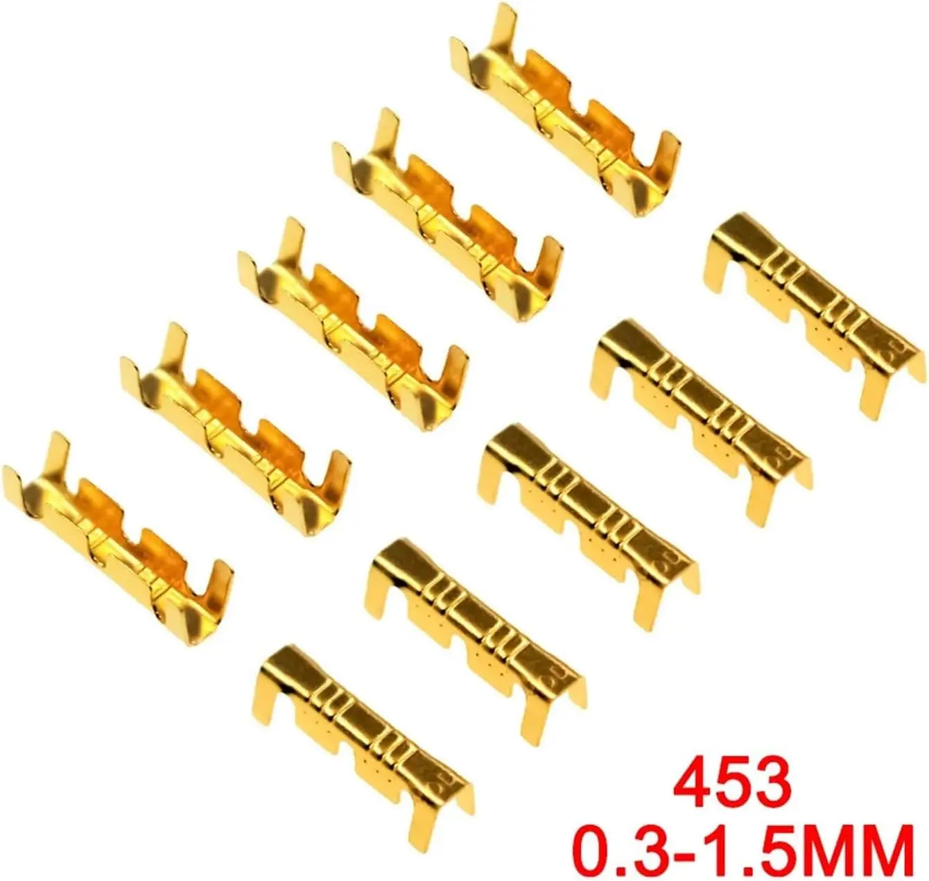 1000pcs 453 0.3-1.5MM U-Shaped Terminal tab Cold Inserts Terminal Wire Connector terminal electric Small Teeth Terminal