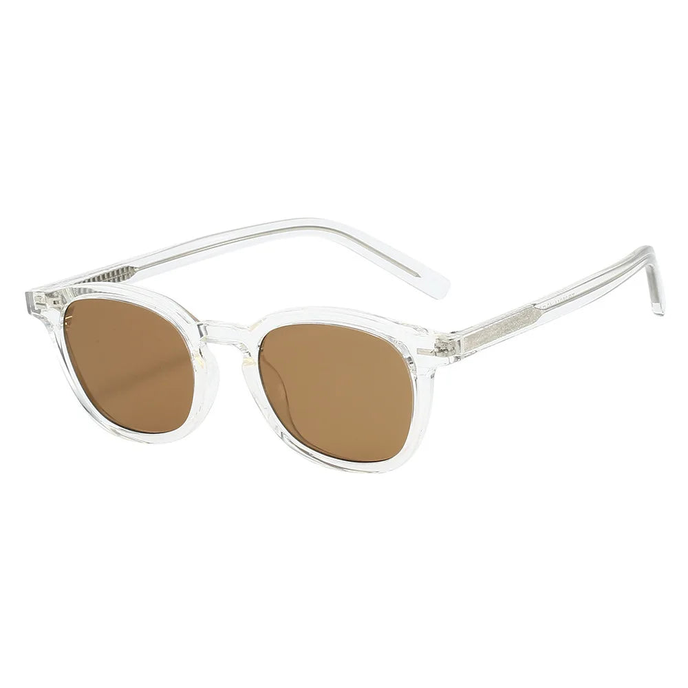 JNPCXI New Vintage Round TR90 Sunglasses Women Luxury Oval Fashion Men Sun Glasses Oculus UV400