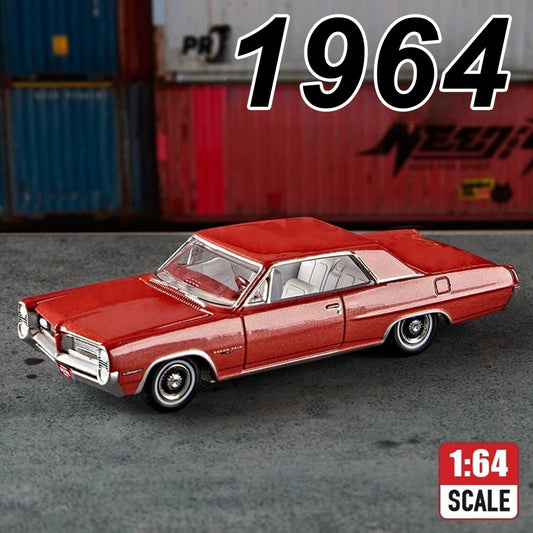 1:64 Alloy Sports Car Series Firebird JDM Daytona Stardust Corvette T1 Minivan GT500 Diecast Models Toys Boys Collecting Hobbies