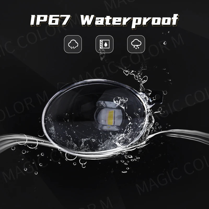 LED Fog Light For VW Volkswagen Golf Hatchback Wagon 2010 2011 2012 2013 2014 Fog Lamp Headlight Front Bumper Car Accessories