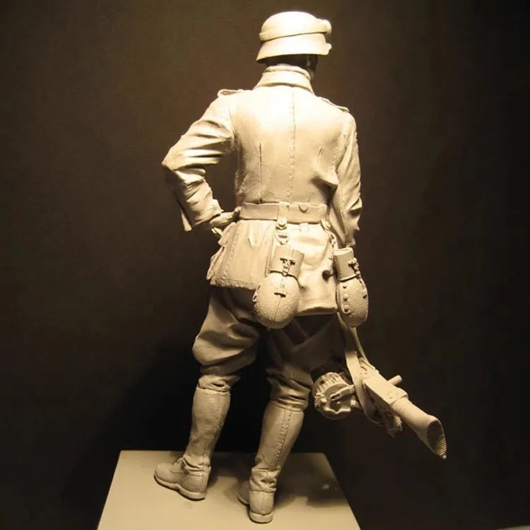 1: 16 Casting Resin Model Grey Kit African Infantry GK Model 1-Person Model Requires Assembly Unpainted