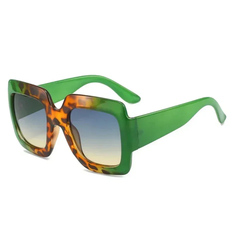 JNPCXI Oversized Square Sunglasses Women Fashion Shades UV400 Men Luxury Brand Designer Male Female Sun Glasses