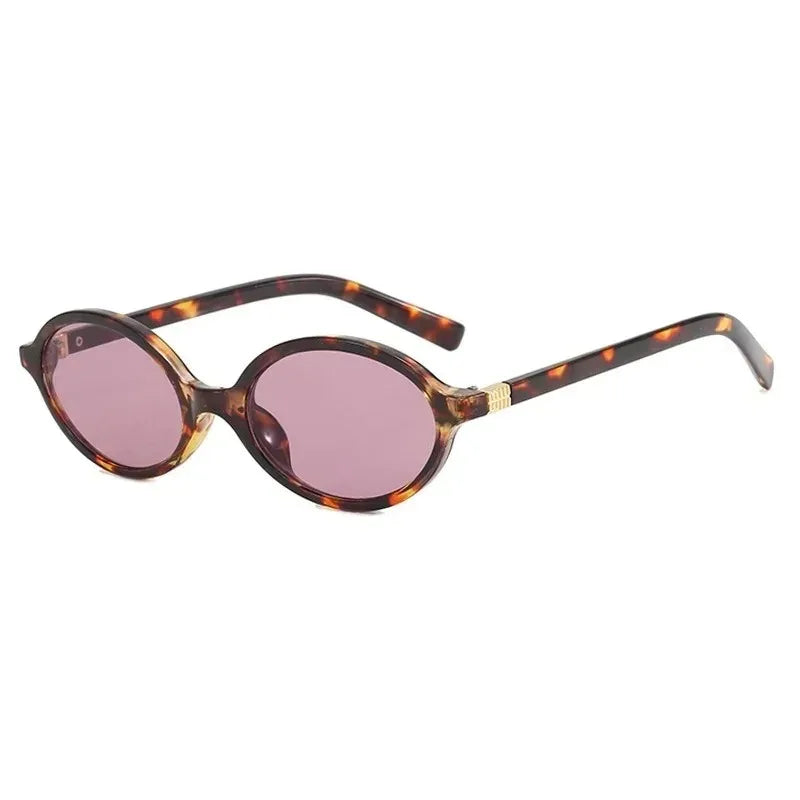 Oval Small Frame Woman Sunglasses Women Retro Female Glasses Anti-blue Light Eyeglasses Trend Ladies Glasses men